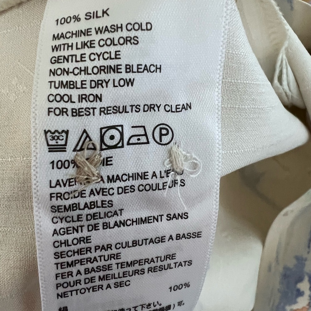 Tommy Bahama 100% Silk Shirt XL - Picture 7 of 7